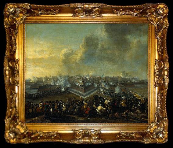 framed  Pieter Wouwerman The storming of Coevoorden, 30 december 1672, ta009-2